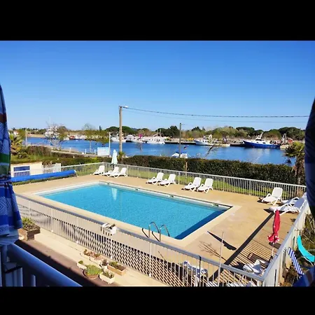 公寓 Belle Vue Sur L Herault Et Les Bateaux *